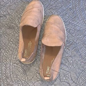 Toms Blush deconstructed Alpargata shoes